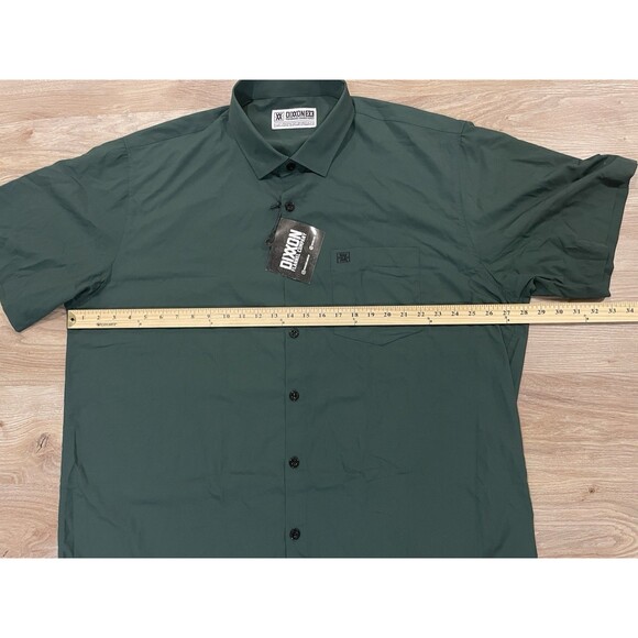 Dixxon Flannel Co Shirt Men’s 3XL Green Button Up DLux Performance Bamboo NWT - Picture 4 of 7